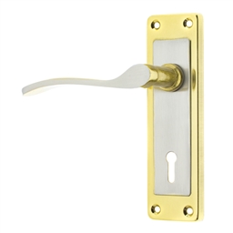 M7C10 - 2 Lever Lockset Fire Star 6"
